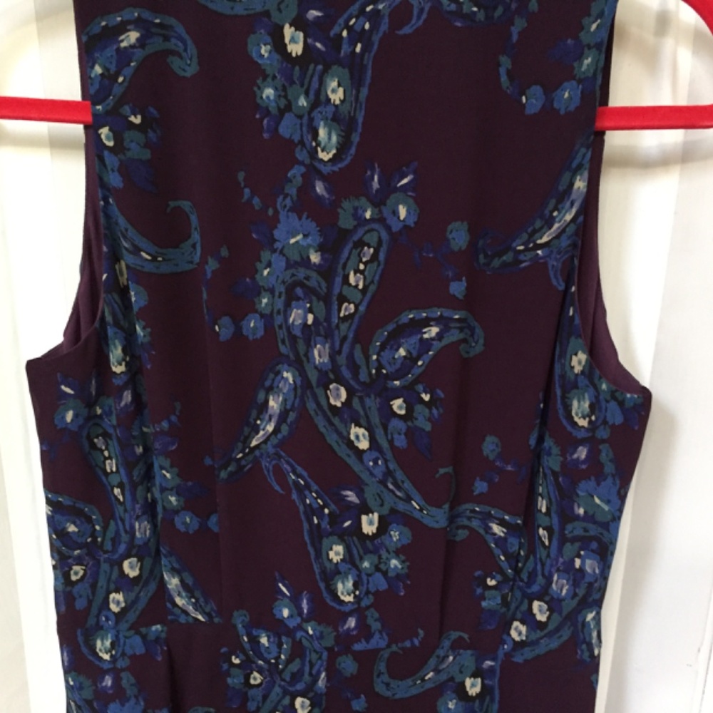 CAbi Purple and Blue Midi Dress - Picture 14 of 16